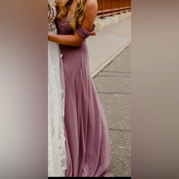 Birdy Grey | Dresses | Birdy Grey Spence Convertible Dress Dark Mauve